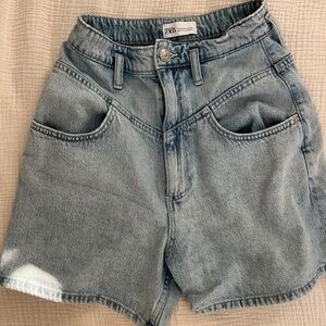 Zara high waisted shorts